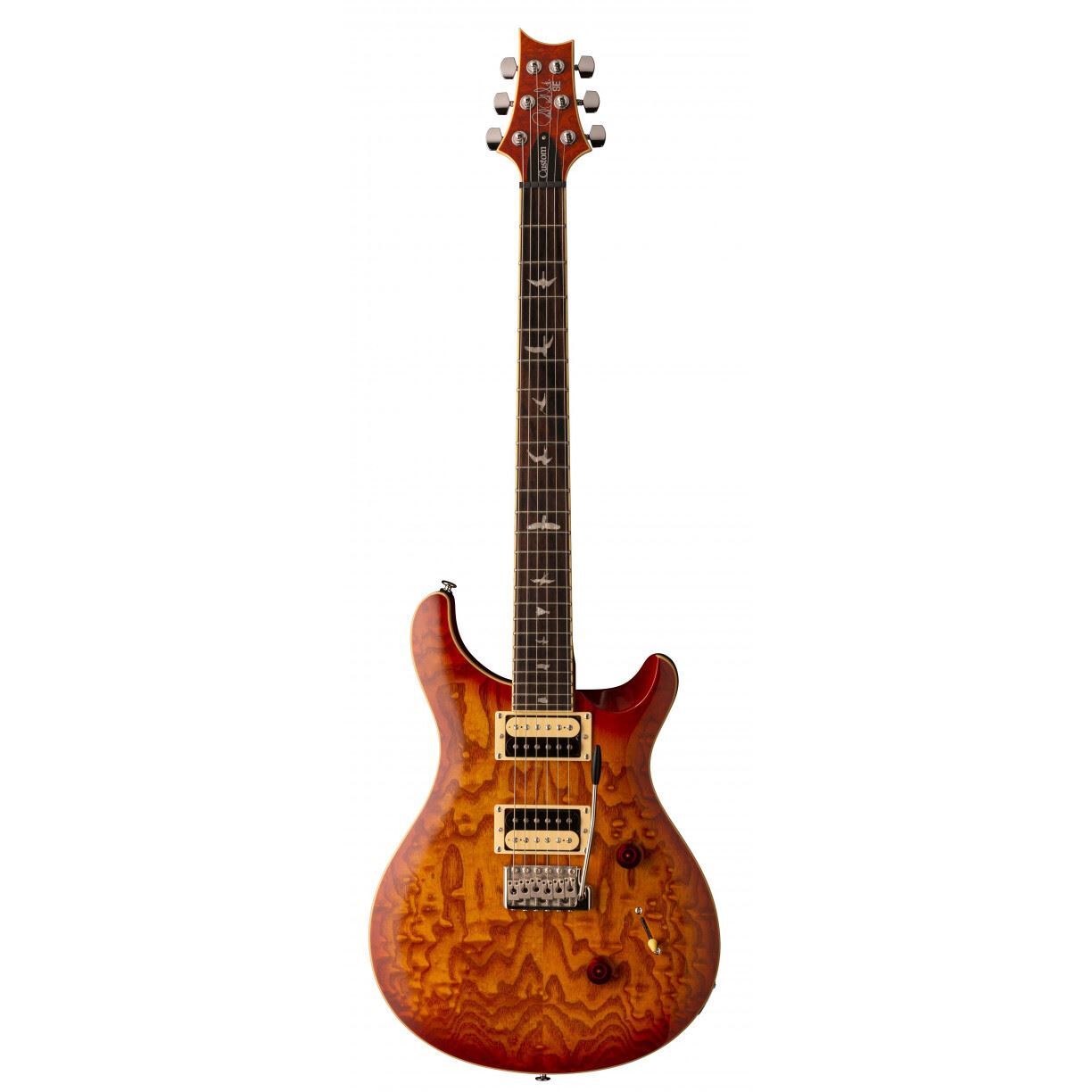 PRS SE Custom 24 Exotic Exotic Burled Ash Vintage Sunburst