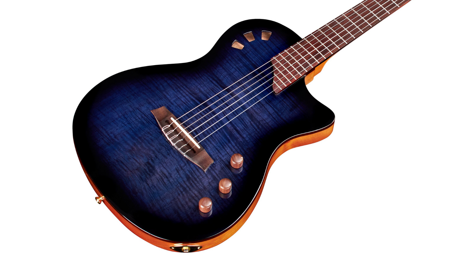 Cordoba Stage Acoustic/Electric Fusion Blue Burst Gold Coast Music