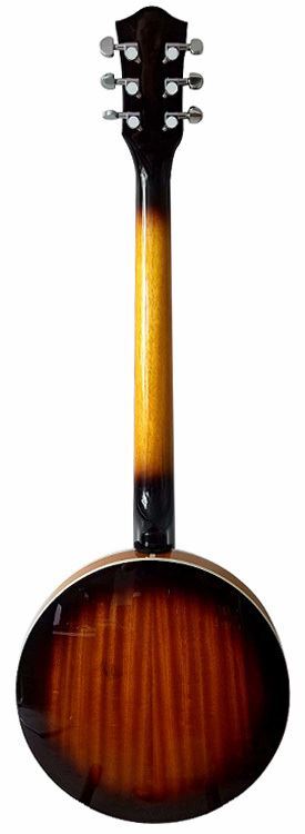 J Reynolds 6 String Banjo with Resonator in 2 Tone Sunburst Gloss