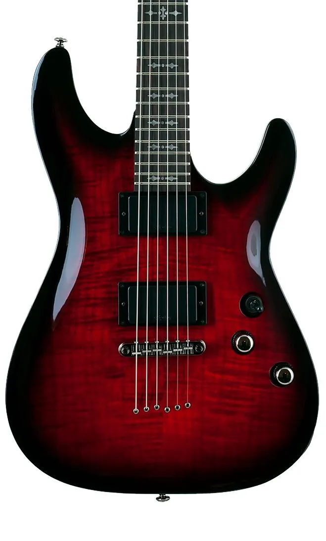 Schecter SCH3245 Demon-6 Crimson Red Burst | Gold Coast Music