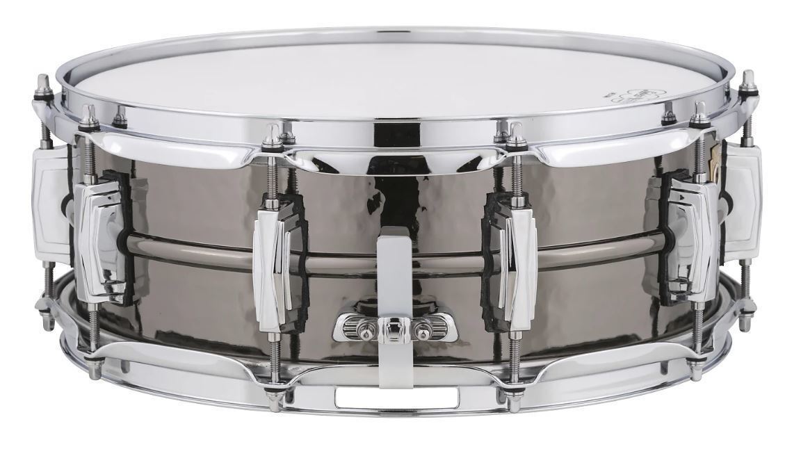 Ludwig L1LB416K Black Beauty Brass Snare Drum 5 x 14 Hammered Shell  Imperial Lugs