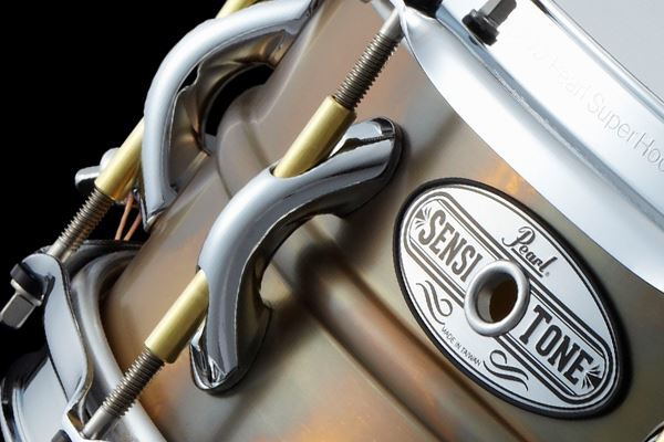 Pearl PSSTA1450FB Sensitone 14 x 5 Snare Drum - Premium Patina Brass