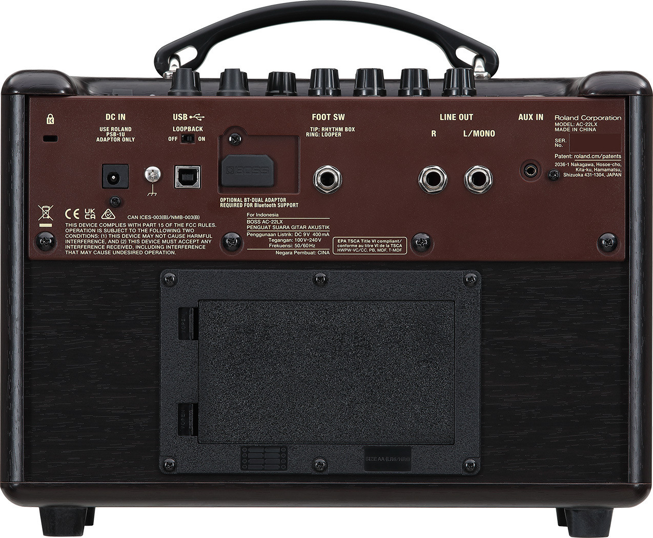 Roland acoustic amp top