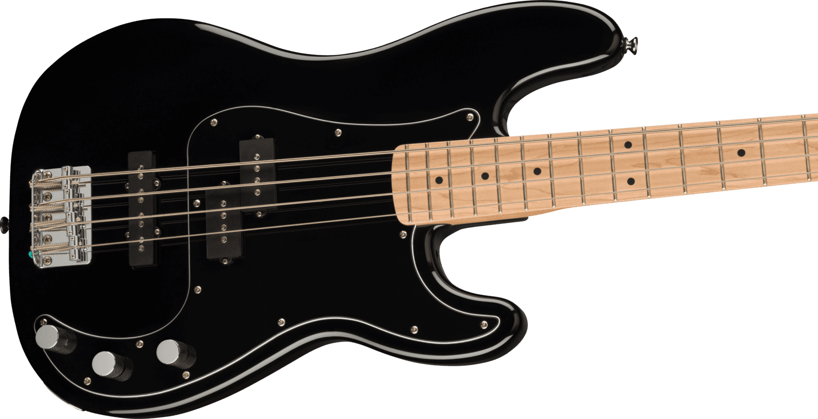Fender Squier Affinity Series Precision Bass PJ Pack, Black | Gold