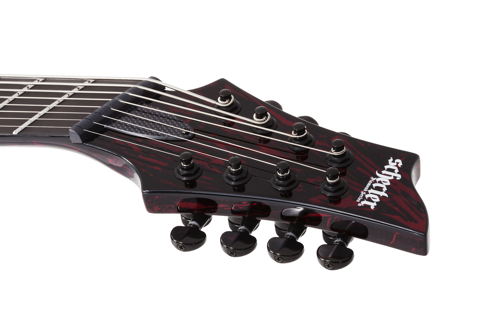 Schecter C 8 Silver Mountain Electric Guitar Blood Moon
