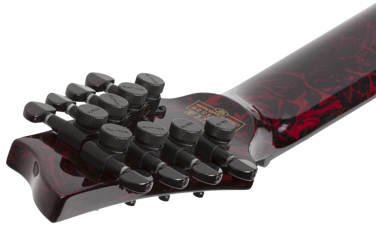 Schecter c8 blood moon top