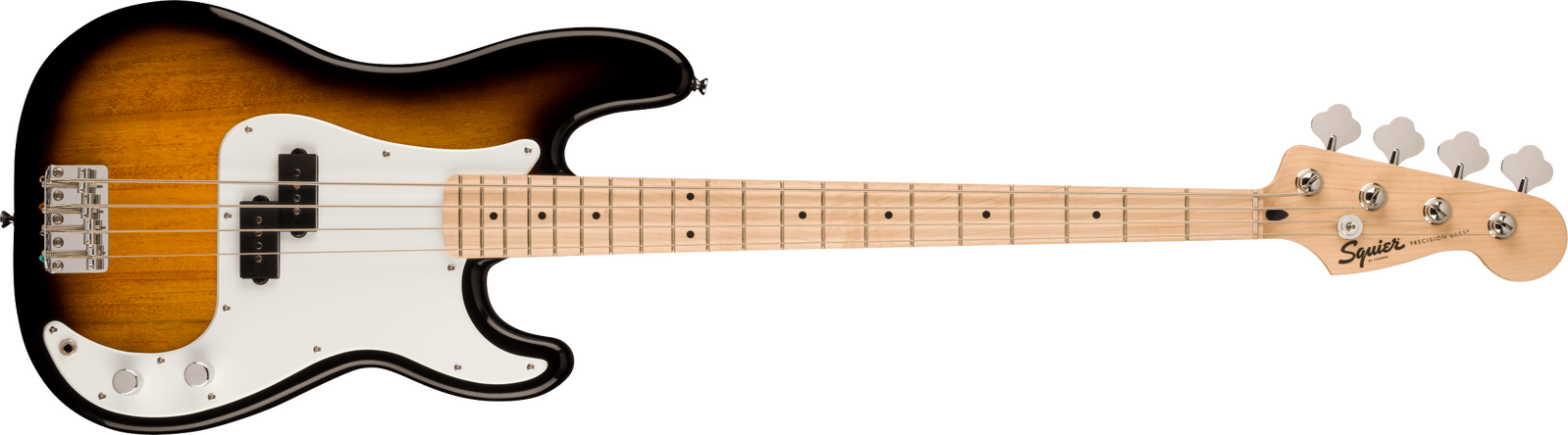 Fender Squier Sonic Precision Bass MN White Pickguard 2 Color Sunburst Gold Coast Music