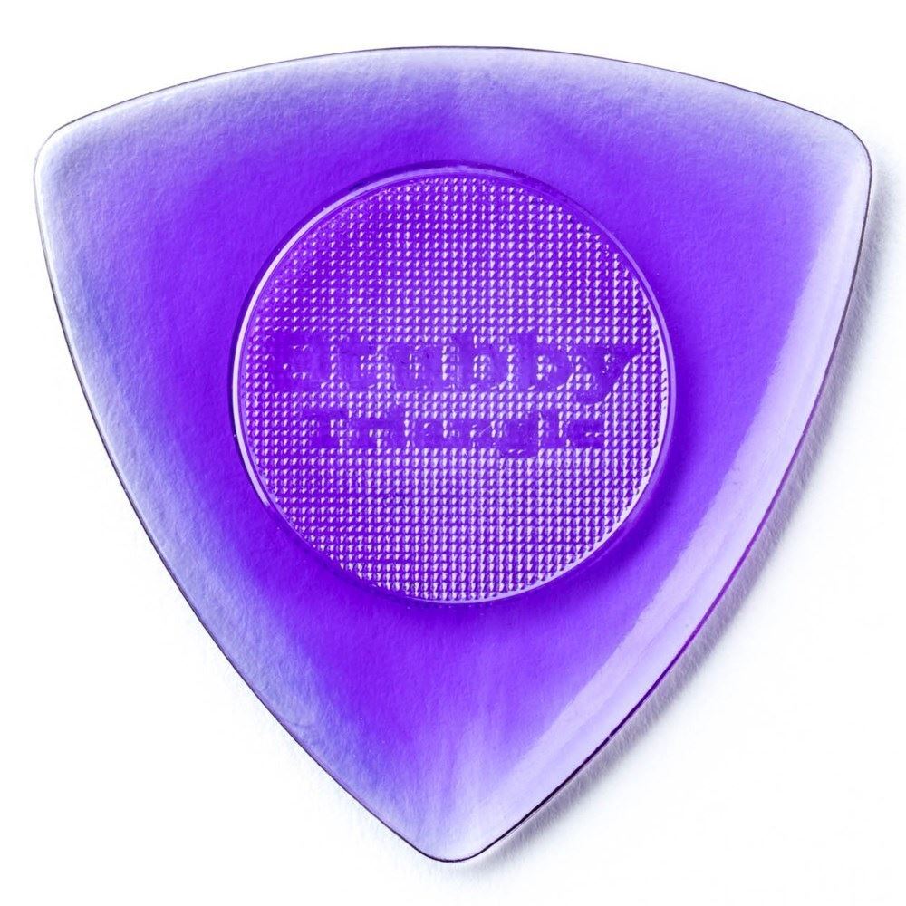Jim Dunlop 20TRIS Triangle Stubby 2.00MM Gauge Guitar Picks Purple