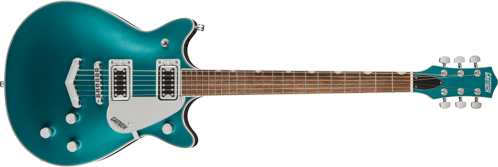 Gretsch G5222 Electromatic Double Jet BT with V-Stoptail - Laurel Fingerboard - Ocean Turquoise