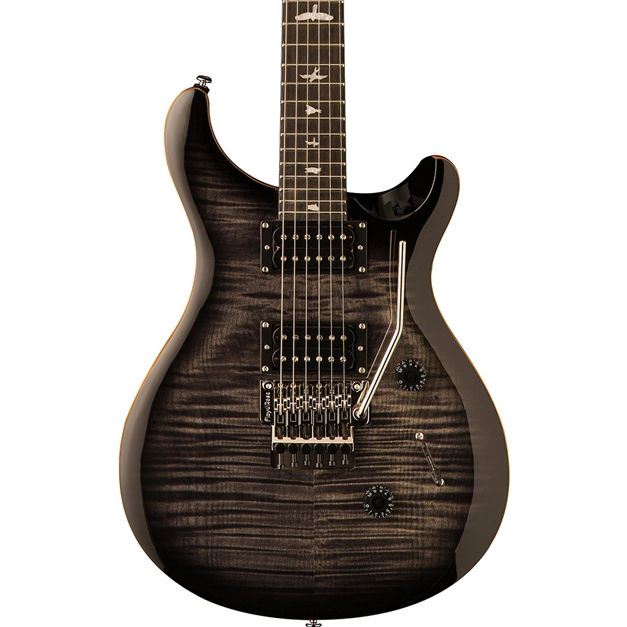 PRS SE Custom 24 Floyd Rose Charcoal Burst Electric Guitar