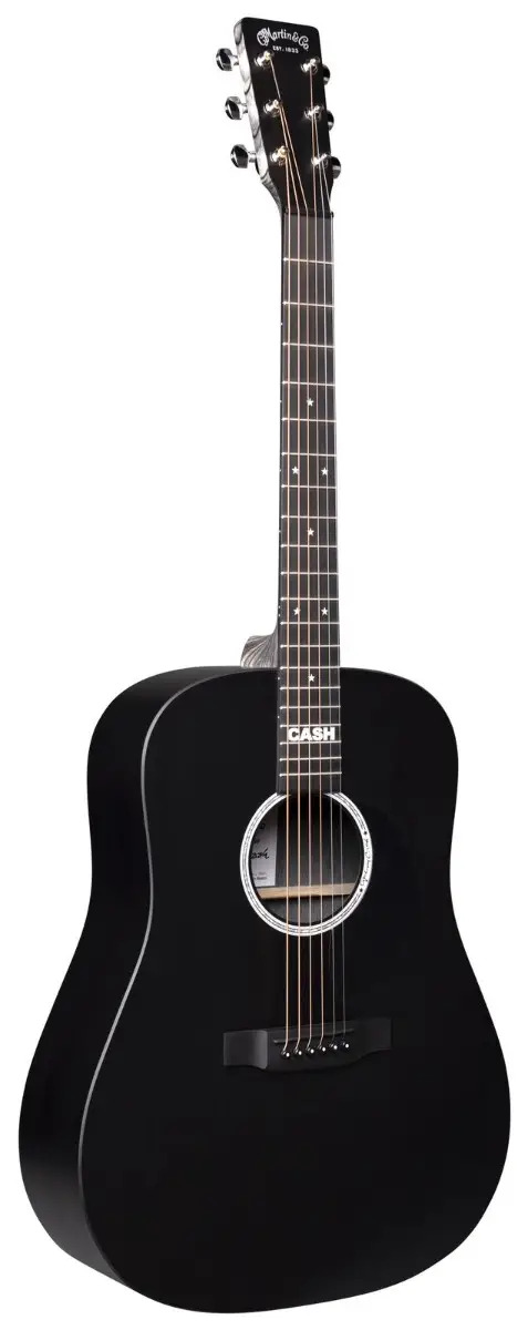 Martin DX Johnny Cash Acoustic Electric Guitar - Black