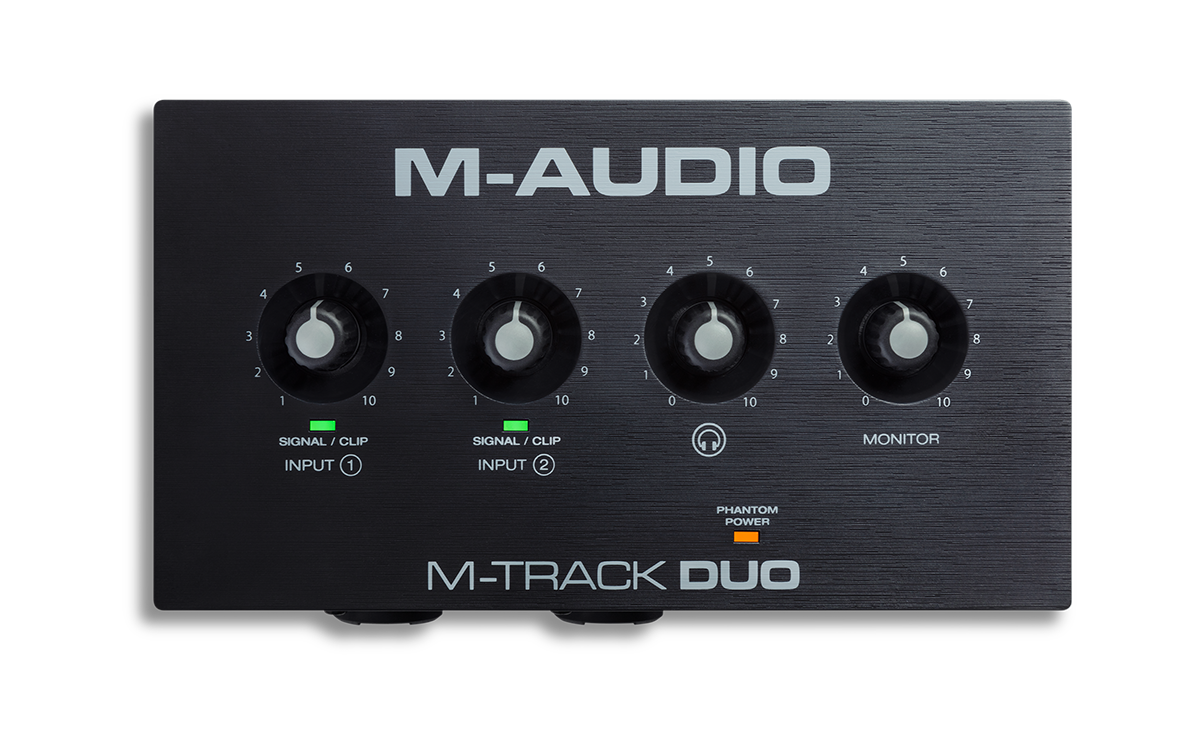 M-Audio M-Track Duo: 2 Mic Pre Audio Interface