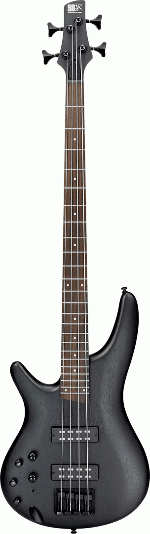 Ibanez SR300EBL Left Hand Electric Bass Weathered Black Gold Coast Music