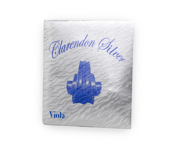 Clarendon Silver Viola Set 14in