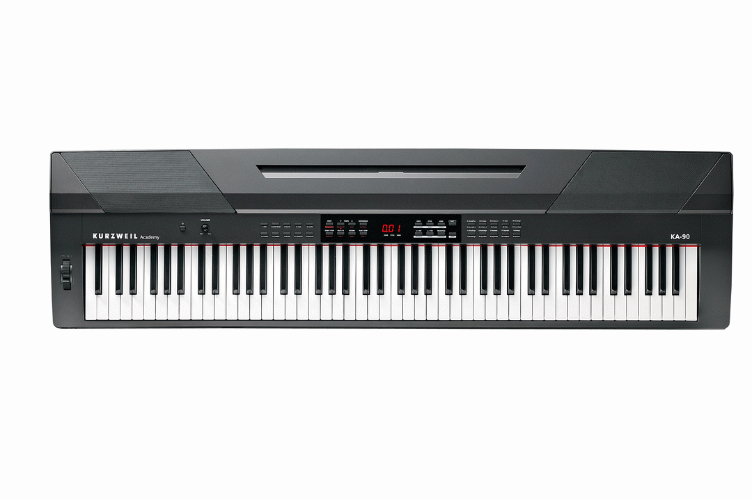Kurzweil KA90BK 88Key Portable Weighted HammerAction Digital Piano Black
