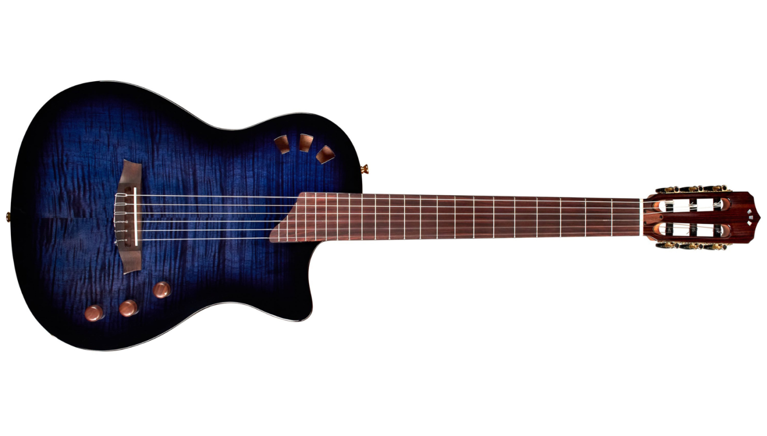Cordoba Stage Acoustic/Electric Fusion Blue Burst Gold Coast Music