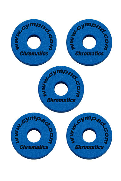 Cympads Chromatics Cellular Foam Cymbal Washers (5-Pieces) Blue
