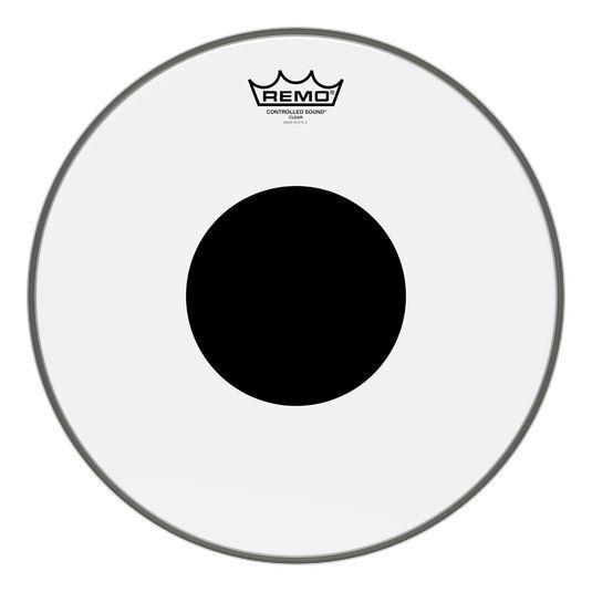 Remo CS-0314-10 14″ Controlled Sound Clear Black Dot