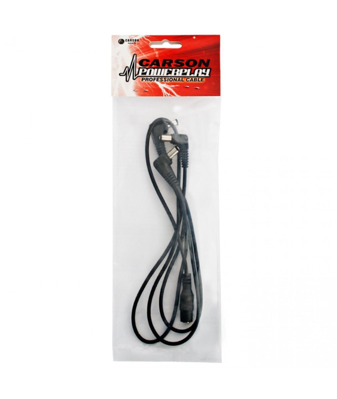 Carson DC3 Powerplay DC Power Cable For Multiple Effects Pedals