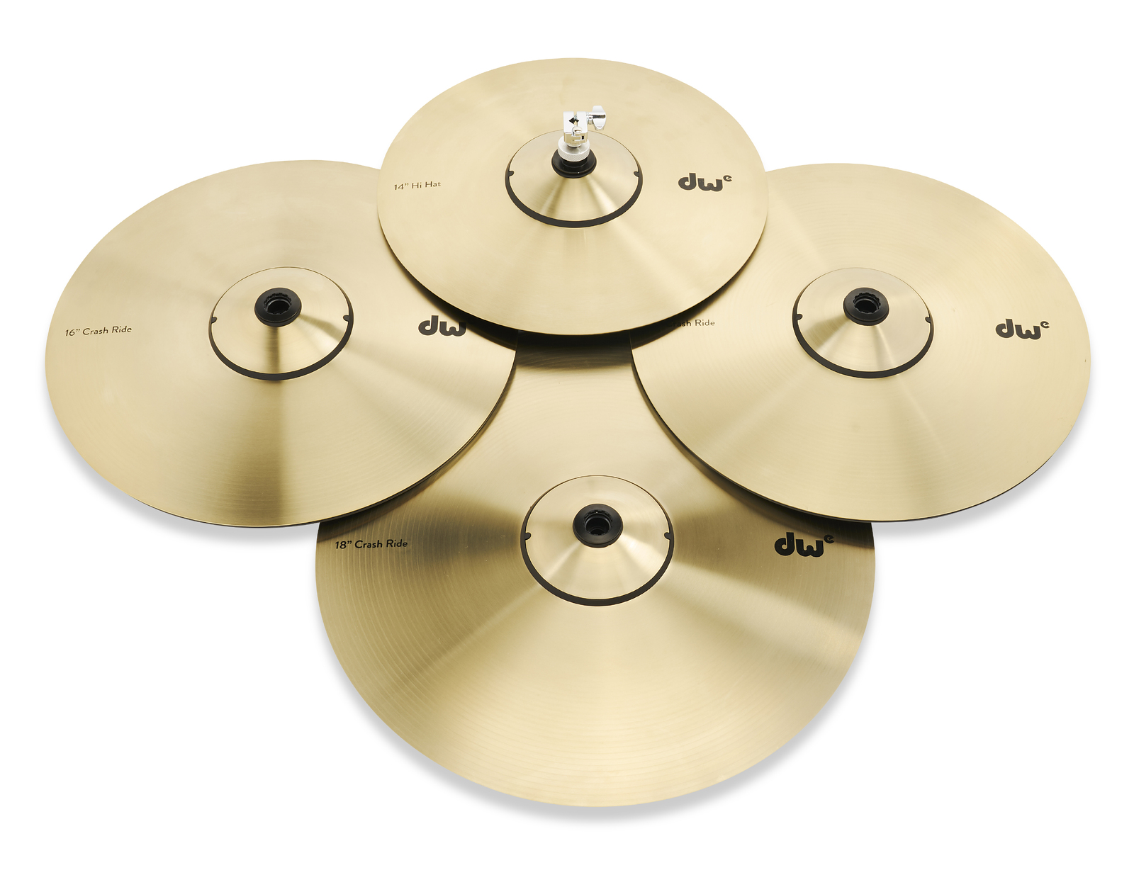 DWe 4Piece Electronic Cymbal Pack Gold Coast Music