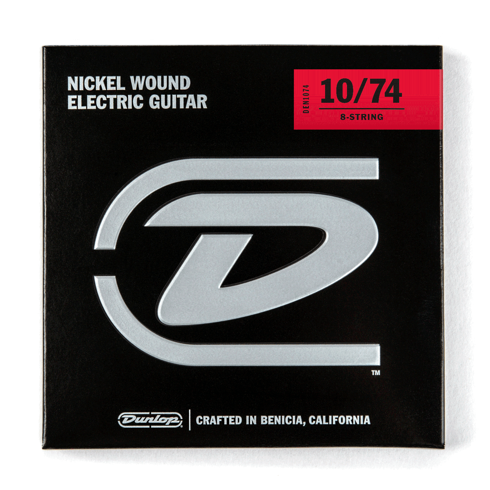 Dunlop 8-String  Electric Guitar Nickel Plated Steel .010 - .074
