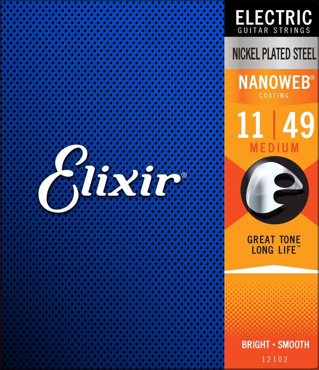 Elixir 12102 Nanoweb Electric  Medium 11-49