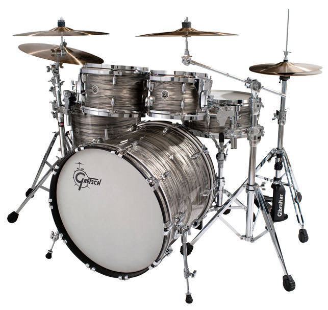 Gretsch Brooklyn USA Drum Kit In Smoke Grey Oyster 5 Pce Shell Pack