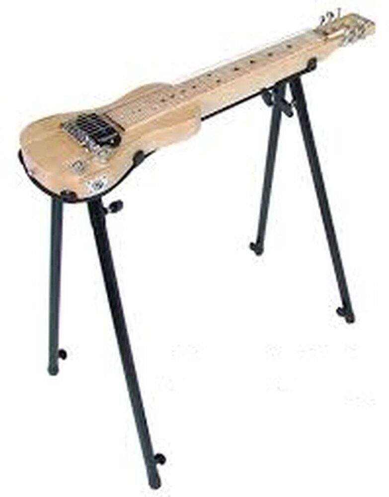 Platinum Lap Steel Guitar Stand Black With Heavy Duty Bag