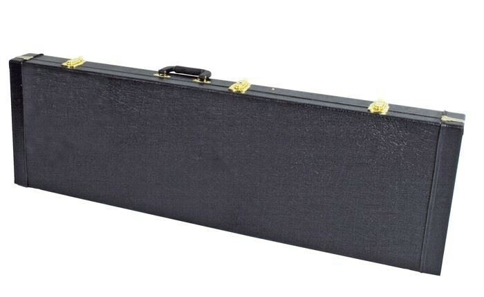 V-Case HC834 3/4 Size Rectangular Bass Guitar Case Black