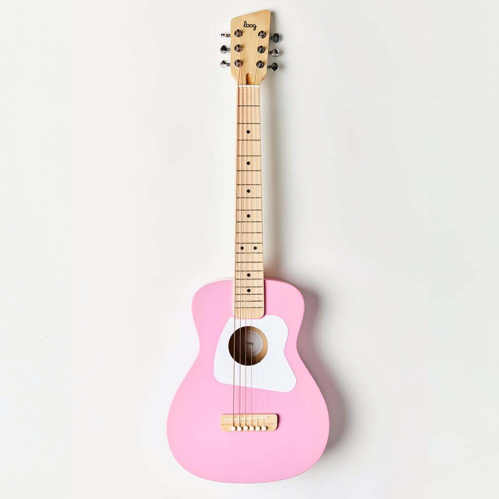 Loog Pro VI Acoustic Pink Guitar