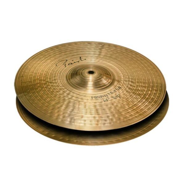 Music　Hi-Hat　Coast　Signature　Paiste　14''　Gold　Heavy　Cymbals