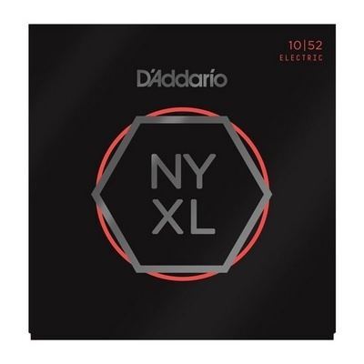 D’Addario NYXL1052 Nickel Wound Electric Guitar Strings, Light Top/Heavy Bottom 10-52