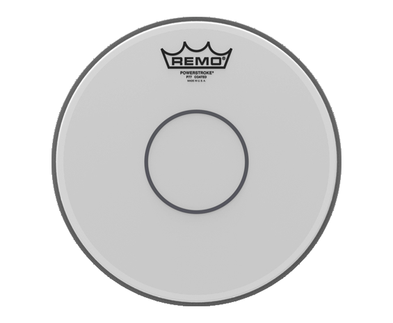 Remo 10" PS77 Powerstroke 77 Coated Top w/Clear Dot Drum Head