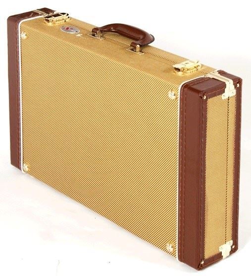 Xtreme PC315 Vintage Tweed Pedal Road Case w/Removable Lid Small