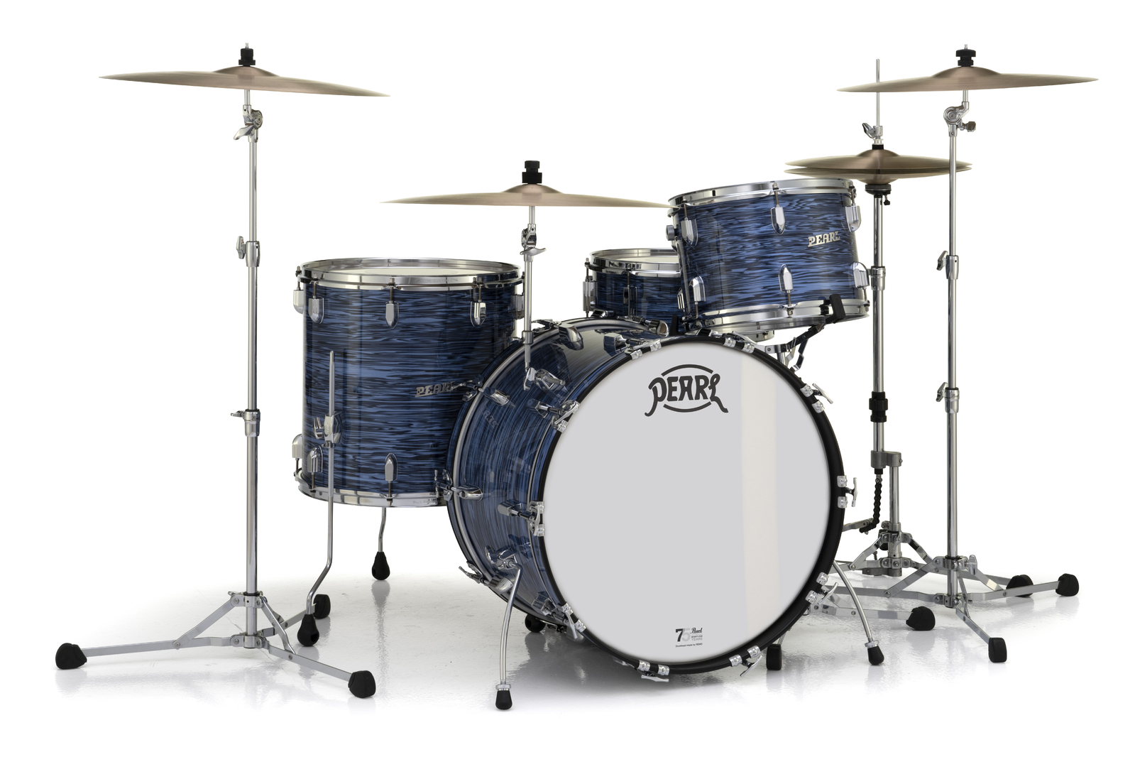 Pearl 75th Anniversary President Series Ltd Ed. Deluxe 3-Piece Shell Pack Ocean Ripple