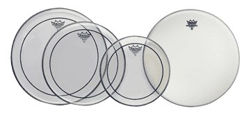 Remo Pinstripe Clear Fusion ProPack (10" 12" 14" + Free 14")