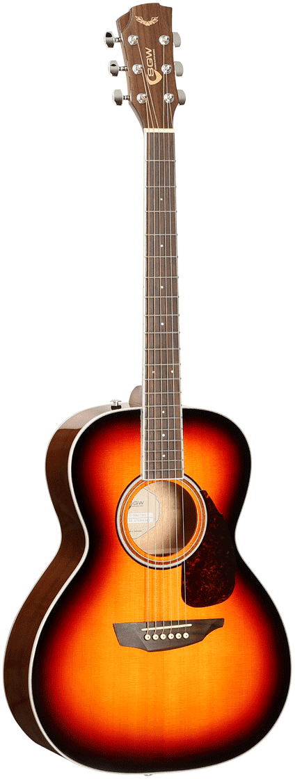 SGW S300CVS Vintage Sunburst Acoustic Grand Concert Guitar