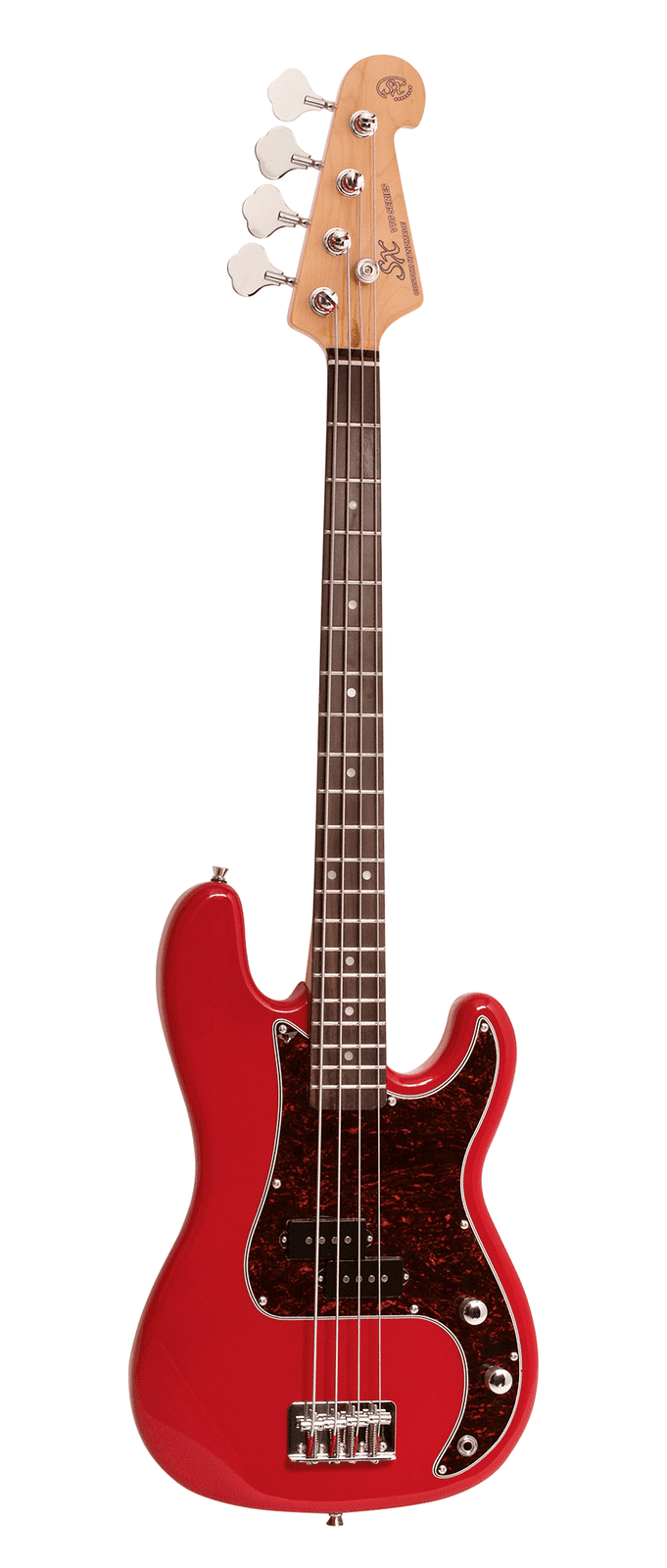 Essex VEP34FR 3/4 Size Short Scale Bass Guitar - Fiesta Red