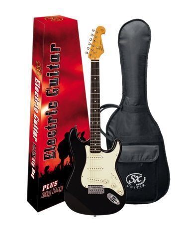 Essex VES34B 3/4 Electric Guitar - Black