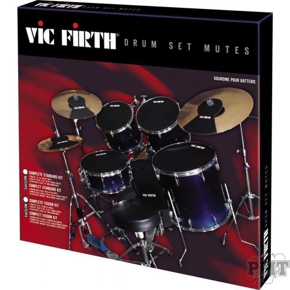 Vic Firth VFMUTEPP6 Pre-Pack Mutes 22 10,12,14, 16 Hi-Hat and Cymbal 