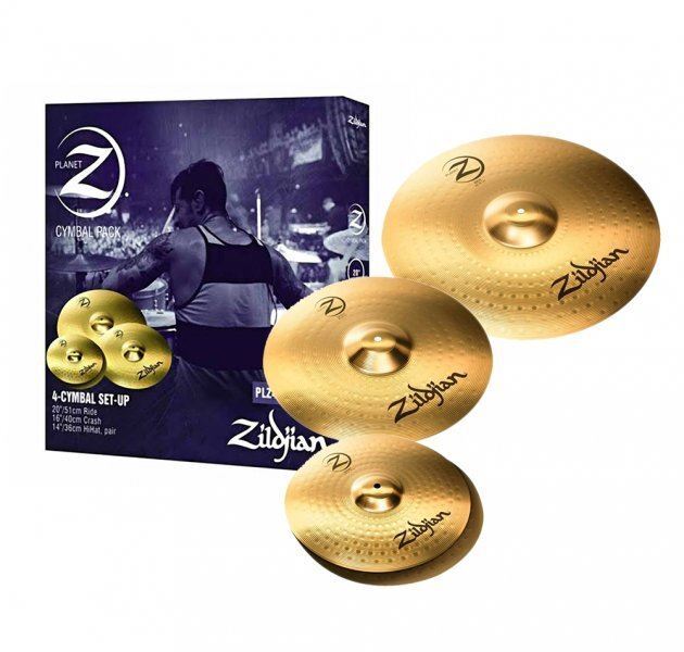 Zildjian ZPLZ4PK Planet Z Cymbal Set 14″ Hi Hats 16″ Crash 20″ Ride Cymbals