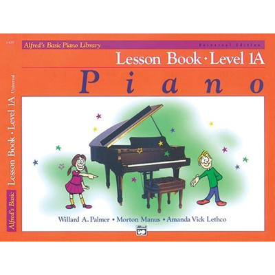 Alfred's Lesson Book - Level 1A Piano