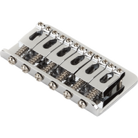 Fender Hardtail Strat Bridge Assembly For Import Models - Chrome