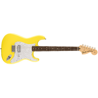 Fender Limited Edition Tom Delonge Stratocaster, RW, Graffiti Yellow