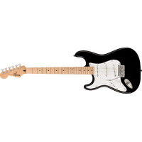 Fender Squier Sonic Stratocaster Left-Handed, MN, White Pickguard, Black