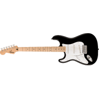 Fender Squier Sonic Stratocaster Left-Handed, MN, White Pickguard, Black