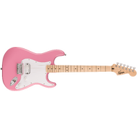 Fender Squier Sonic Stratocaster HT H, MN, White Pickguard, Flash Pink