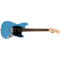 Fender Squier Sonic Mustang HH, Laurel Fingerboard, Black Pickguard, California Blue