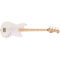 Fender Squier Sonic Bronco Bass, Maple Fingerboard, White Pickguard, Arctic White
