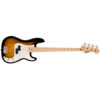Fender Squier Sonic Precision Bass, MN, White Pickguard, 2-Color Sunburst